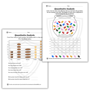 MBA Math bar chart printable activity