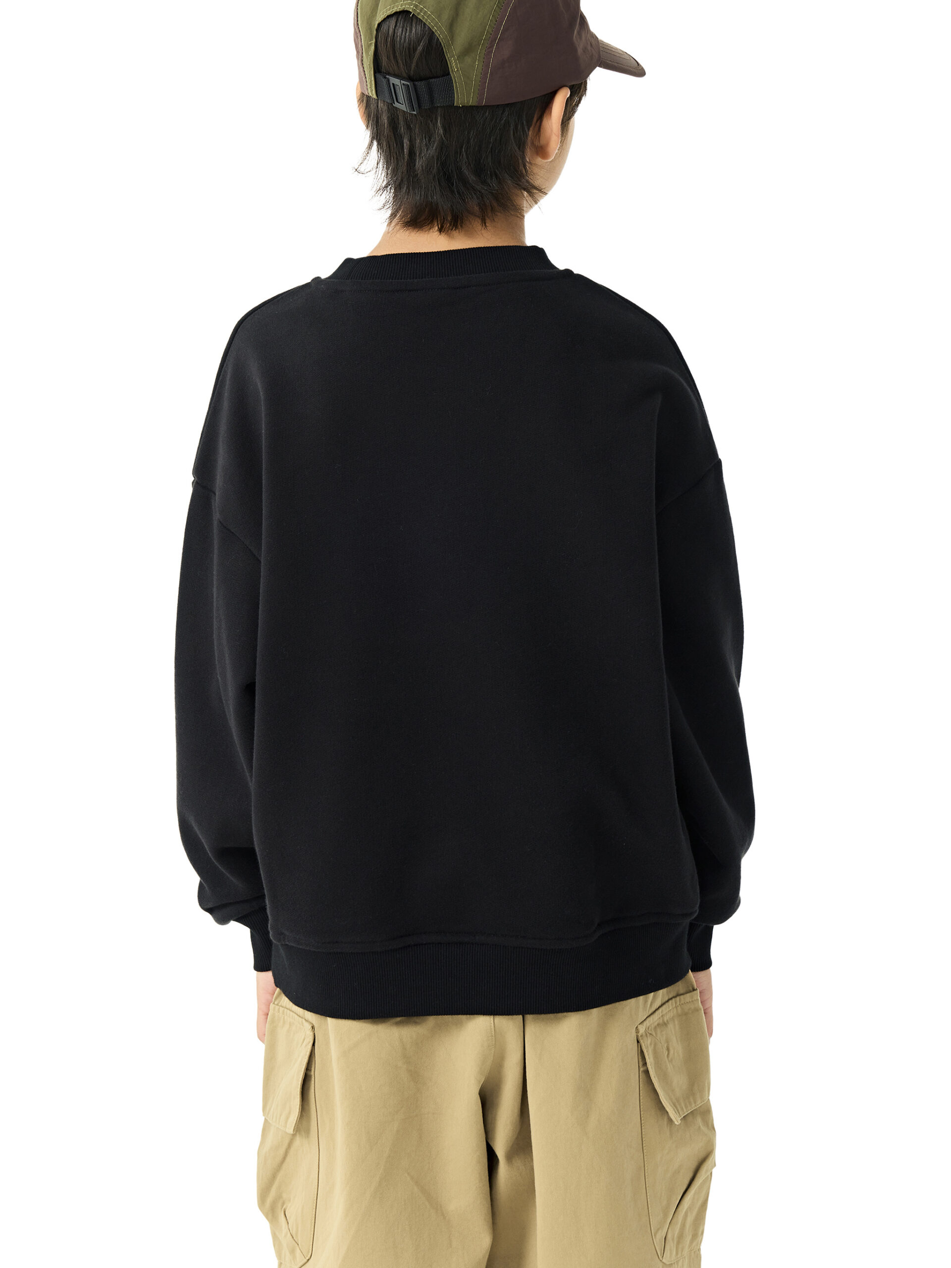Essential Fleece Kids' Crewneck Sweatshirt - Image 4