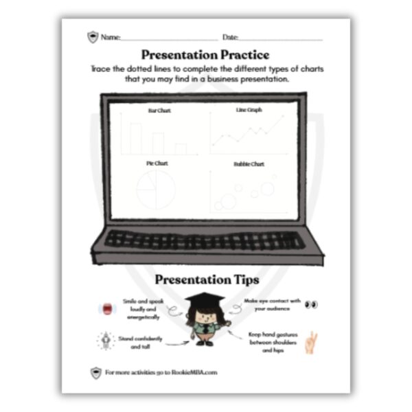 Presentation Skills Printable Worksheet