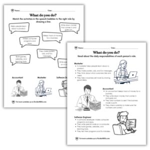 Career Week Printable