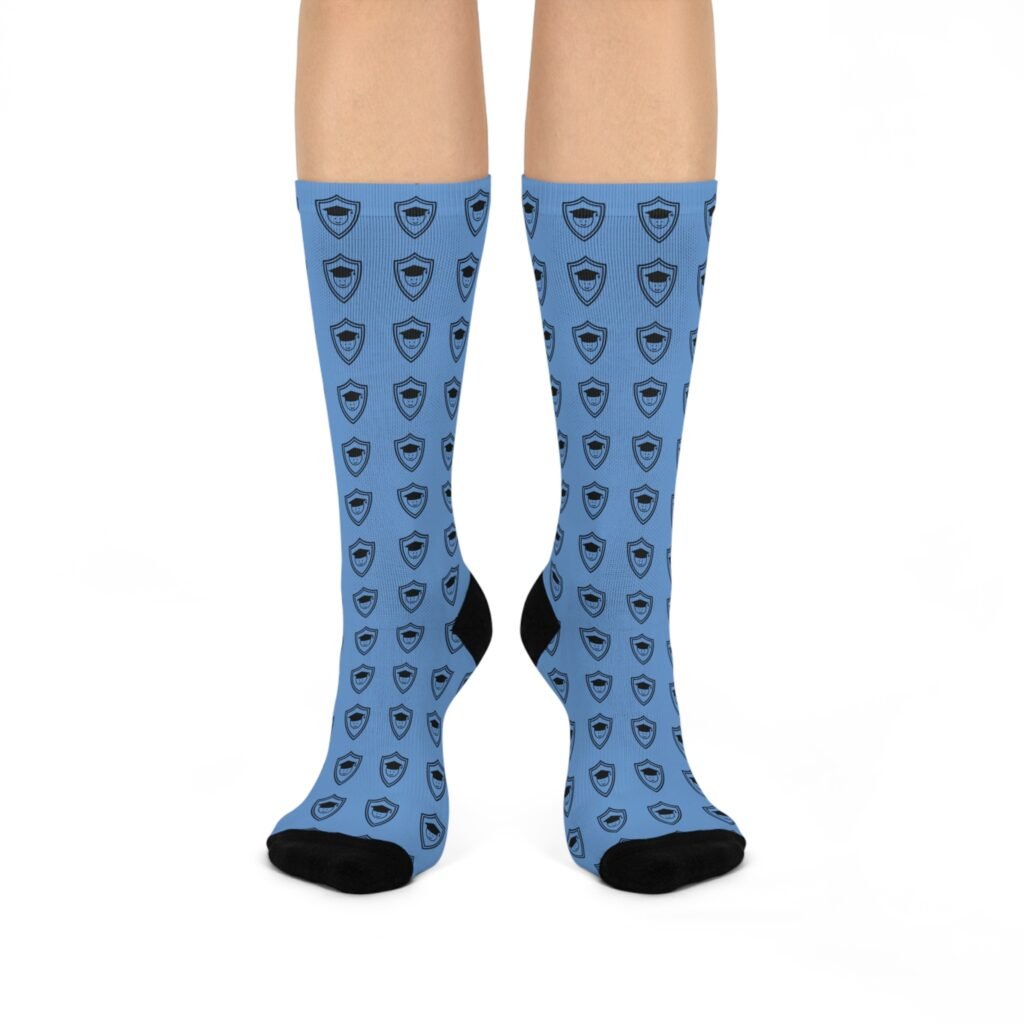 Rookie MBA Crew Socks ā Cushioned Blue Adult Socks