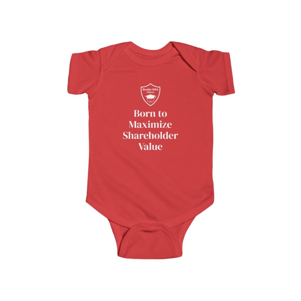 Shareholder Value Baby Onesie