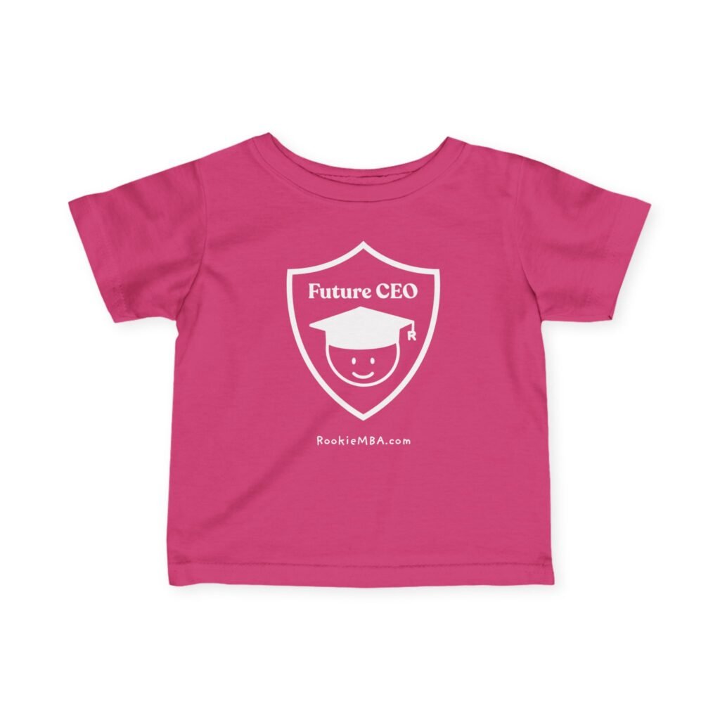 Future CEO Infant T-shirt (Pink)