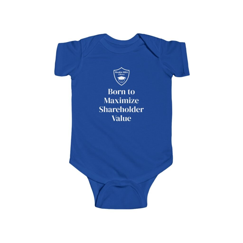 Shareholder Value Baby Onesie