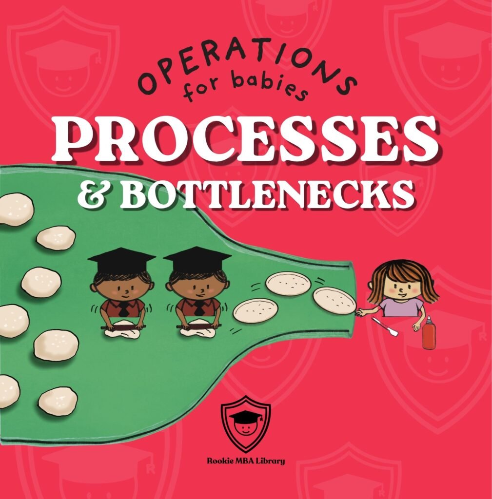 Rookie MBA Operations for Babies - Processes & Bottlenecks Paperback Book