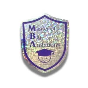 Master of Big Ambitions Holographic Dot Sticker (Pack of 5)