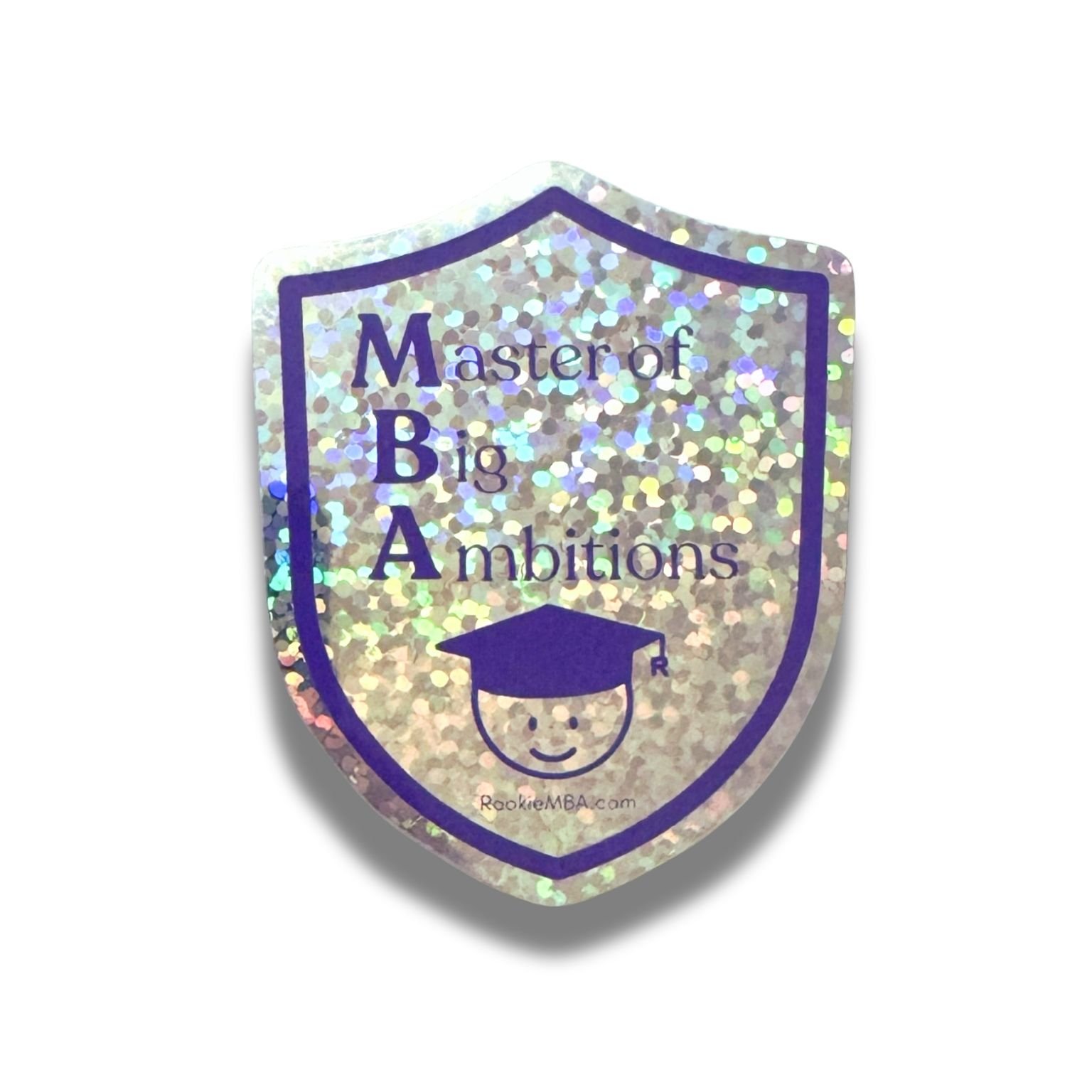 Master of Big Ambitions Holographic Dot Sticker (Pack of 5)